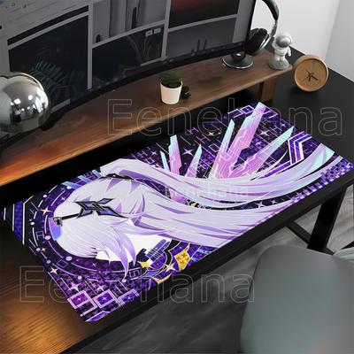 Hsr Honkai Star Rail Silver Wolf Lv999 Large Xxl Mouse Mat New NonSlip Keyboard Anime Girl Kawaii Mouse Pad Pc Gaming Desk Mat