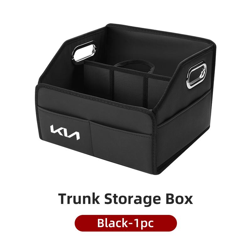 Leather Car Trunk Storage Box Portable Foldable Organizer For KIA K5 K2 Optima Spectra Niro Cadenza Sephia Carens