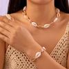 Summer Shell Jewelry With Alloy Chain For Casual Beachwear