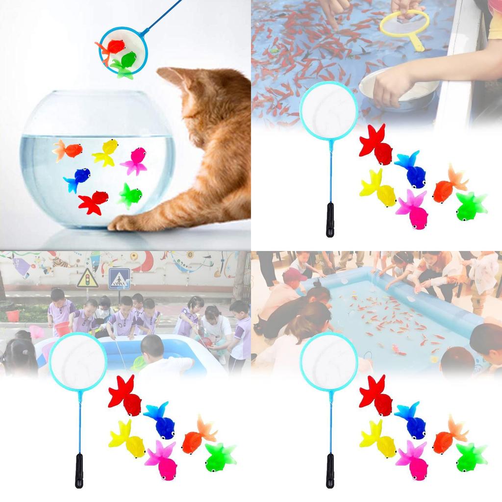 Realistic Soft Tpr Goldfish Toy For Kids Colorful Water Play Fun And Learning