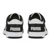 Puma Rebound Layup Lo Velcro Durable Anti-Kick Low-Top Skate Shoes Kids Sneakers Black White 370492-16