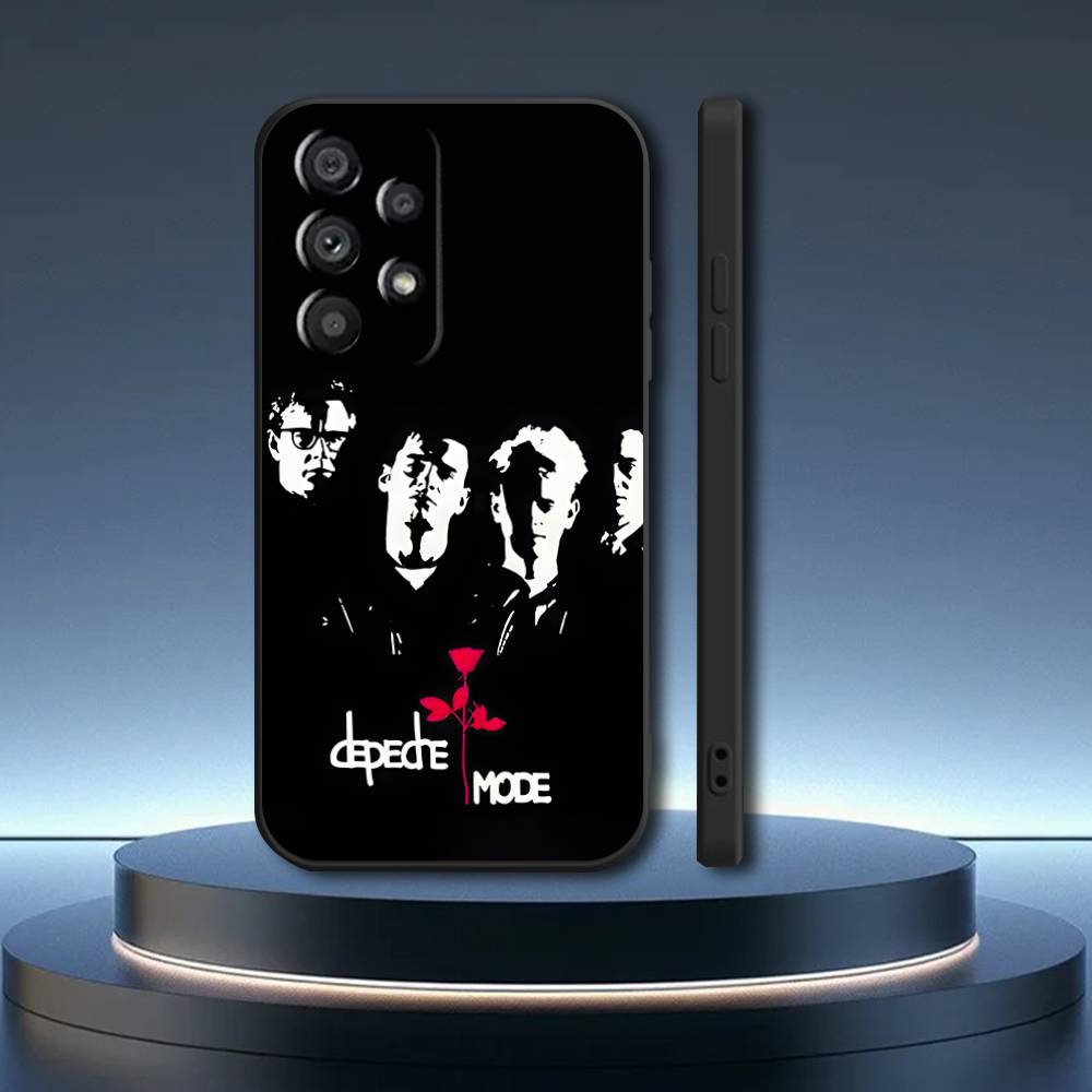 

D-Depeche band M-ModeS Phone Case For Samsung Galaxy A20,A21s,A22,A31,A32,A52,A53,A72,73,A80 Soft Black Cover Samsung a21s