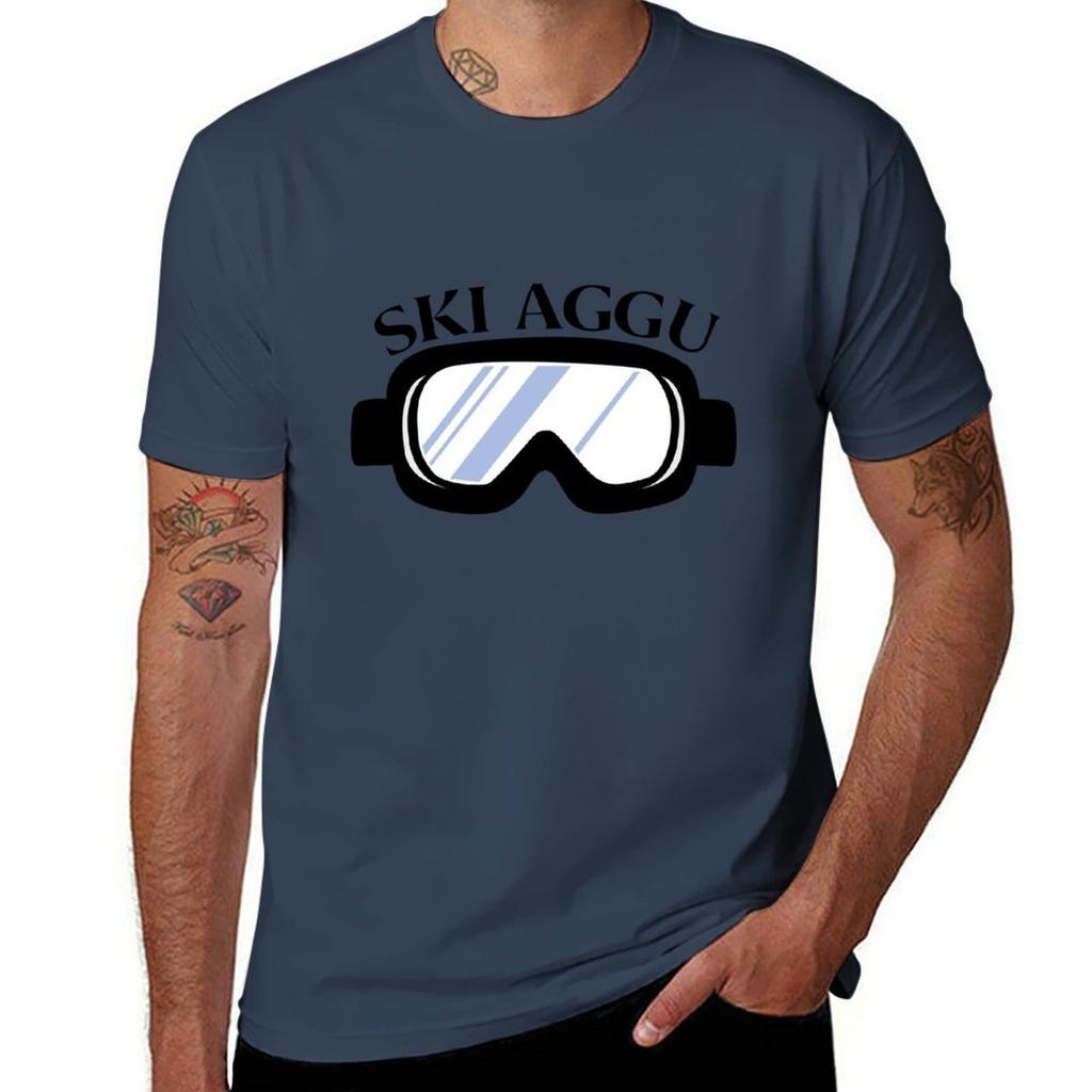 Ski aggu goggles TShirt Dry Fit Athletic Short Sleeve Shirt