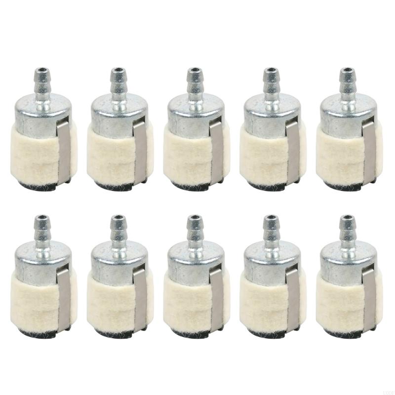 10 Replacement Fuels Filters 3/16" Straight Fit For 5mm Fuels Line 2 Strokes Outdoor Power Equipment