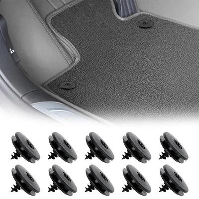 Lot de 10 attaches universelles pour tapis de sol de voiture, fixations antidérapantes et résistantes