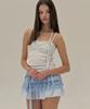 Seoulli Fairy Sleeveless Strap Top [Dusty Melange]