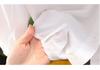 Girls' 100% Cotton White Long-Sleeved Shirt with Doll Collar - Spring/Autumn Style for Older Children