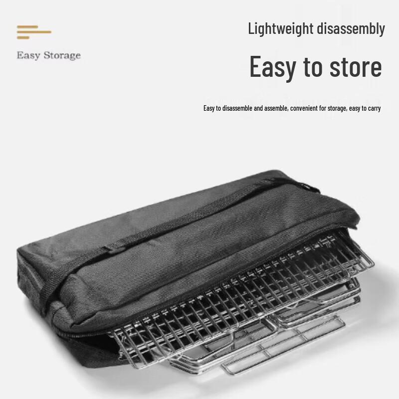 Outdoor Foldable Stainless Steel Charcoal Grill