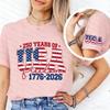USA 250 Years Shirt Freedom 17762026 Shirt Patriotic America 250th Anniversary Shirt USA Sleeve Graphic Shirt Usa Women Tshirt