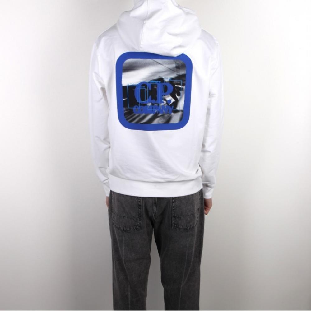 

23SS CP Company Толстовка Metropolis с рисунком Белая 14CMSS208A006452W101