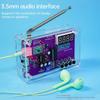 DIY FM Radio Electronic Kit 87-108MHz Adjustable Frequency Digital Display Soldering Project Practice Solder RDA5807S
