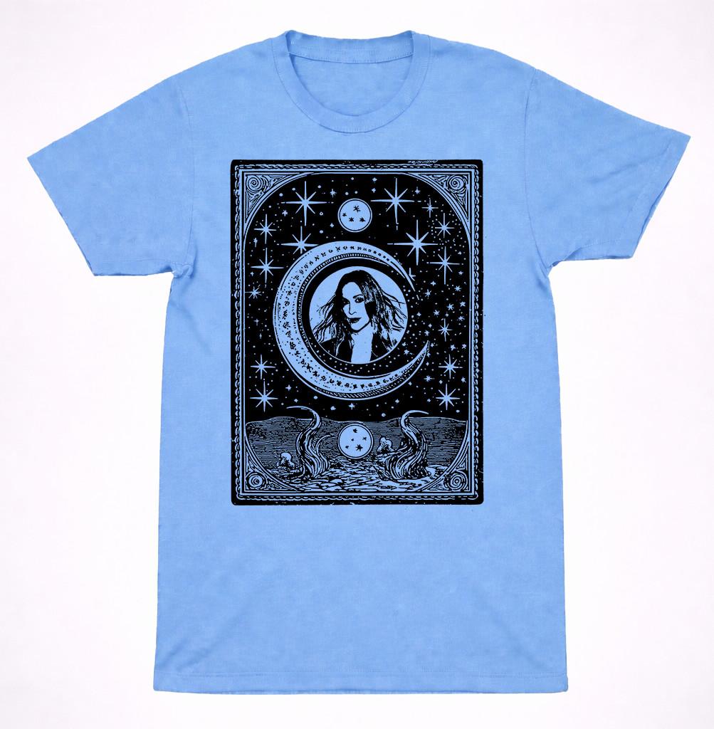 Alanis Morissette Celestial Shirt Alternative Rock 90s Icon Blue Shirt