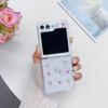 Gypsy small floral mobile phone case Samsung folding ZFlip1/1/1 all-inclusive anti-drop real flower dried flower transparent