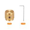 Uxcell Aluminum Potentiometer Knobs Universal Volume Tone Control Knobs with Arrow Indicators for Guitar Gold 4-Pack 1/4" (6mm) 5/8"