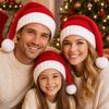 Red White Knitted Christmas Hat Merry Christmas Adult Children Soft Gitfs Winter Ornament Cap Happy New Year Party Supplies