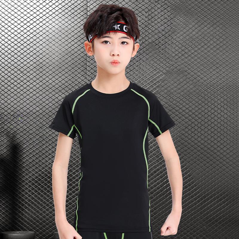 

Детский спортивный боди с флисовой подкладкой и базовый слой: Быстросохнущий осенне-зимний фитнес-комплект для мальчиков - тренировочная экипировка для футбола и баскетбола 130 (120-130CM, 40-50 lbs)