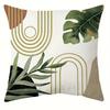 Bohemian Home Decoration Pillowcase Minimalist Line Leaf Printing Living Room Sofa Cushion Cover Bedroom Room Decoration