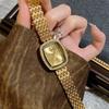 Square Medieval Watch Women's Simple Niche Light Luxury Gold Chain Quartz Watch Brand Retro Watch