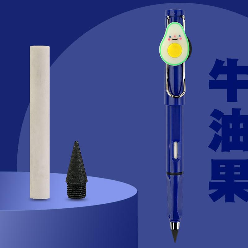 Black Tech Eternal Pencil: No Sharpening, No Ink, Break-Resistant Lead, Posture-Correcting Drawing Tool