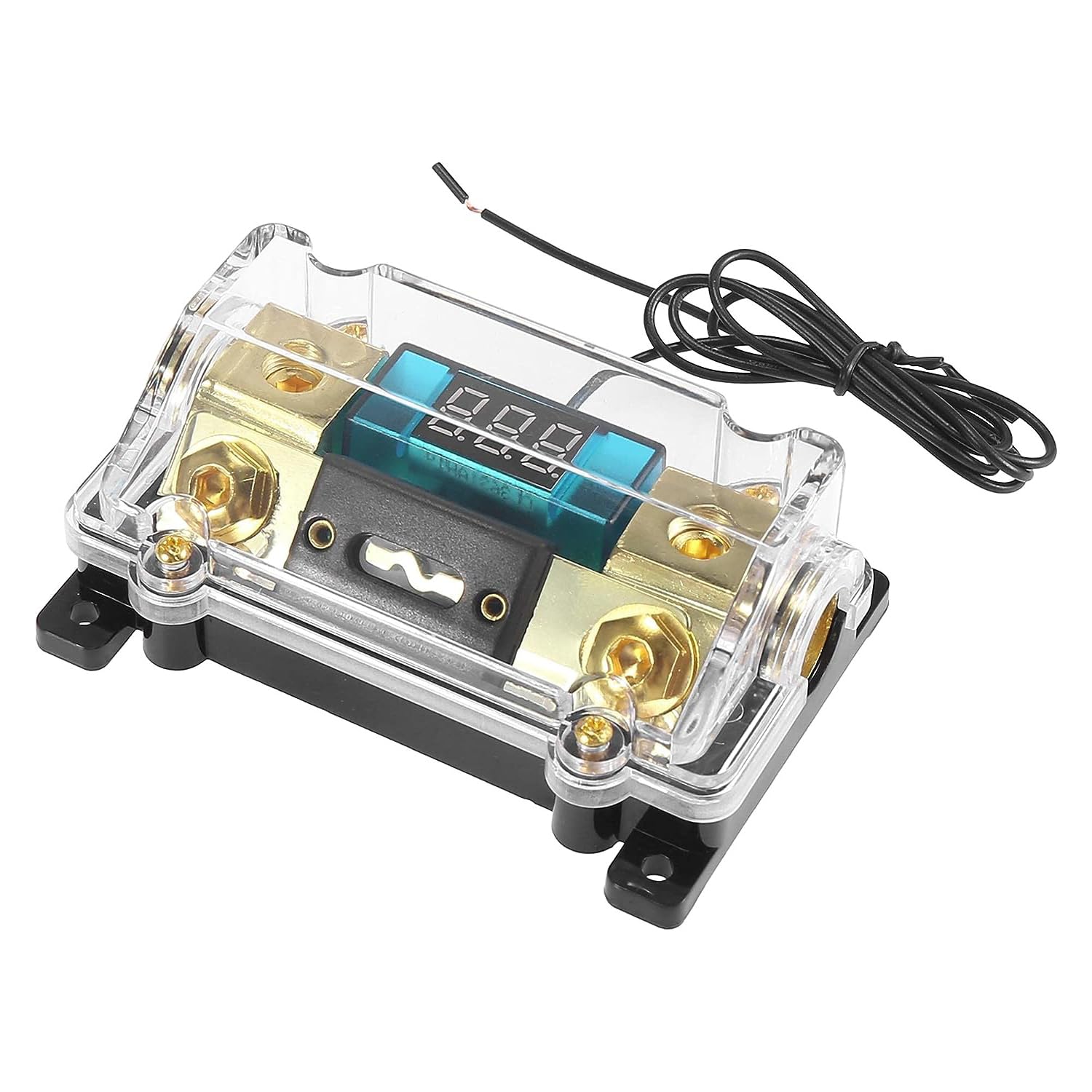 

Kyonuza Car Fuse Relay Car Stereo Audio LED Display Digital Voltage Inline ANL Fuse 100A