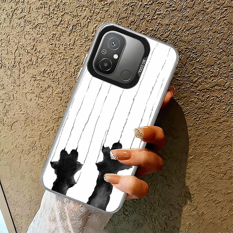 

Cat Footprint Funny Scratch Paw Cute Shockproof Phone Case for Xiaomi Poco X7 X6 X5 X3 Pro F7 Ultra M8 Redmi 15C 15 14C 13C 12C Xiaomi Poco F7 Ultra