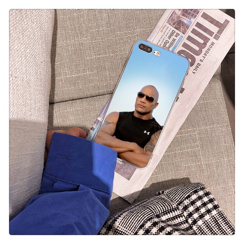 The Rock Dwayne Johnson Phone Case For Iphone 13 X XS MAX 6 6s 7 7plus 8 8Plus 5 5S Se 2020 XR 12 11 Pro Max Fundas Capa