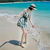 Yimeishan Women's Conservative Long-Sleeve One-Piece Swimdress