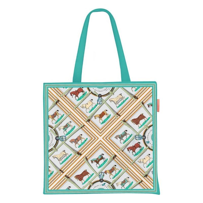 Printed Canvas Bag Women's Hand Bag Large Capacity Student Tutoring Shoulder Bag