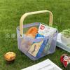 Multi-Purpose Metal Draining Basket for Vegetables, Fruits, and Laundry Storage