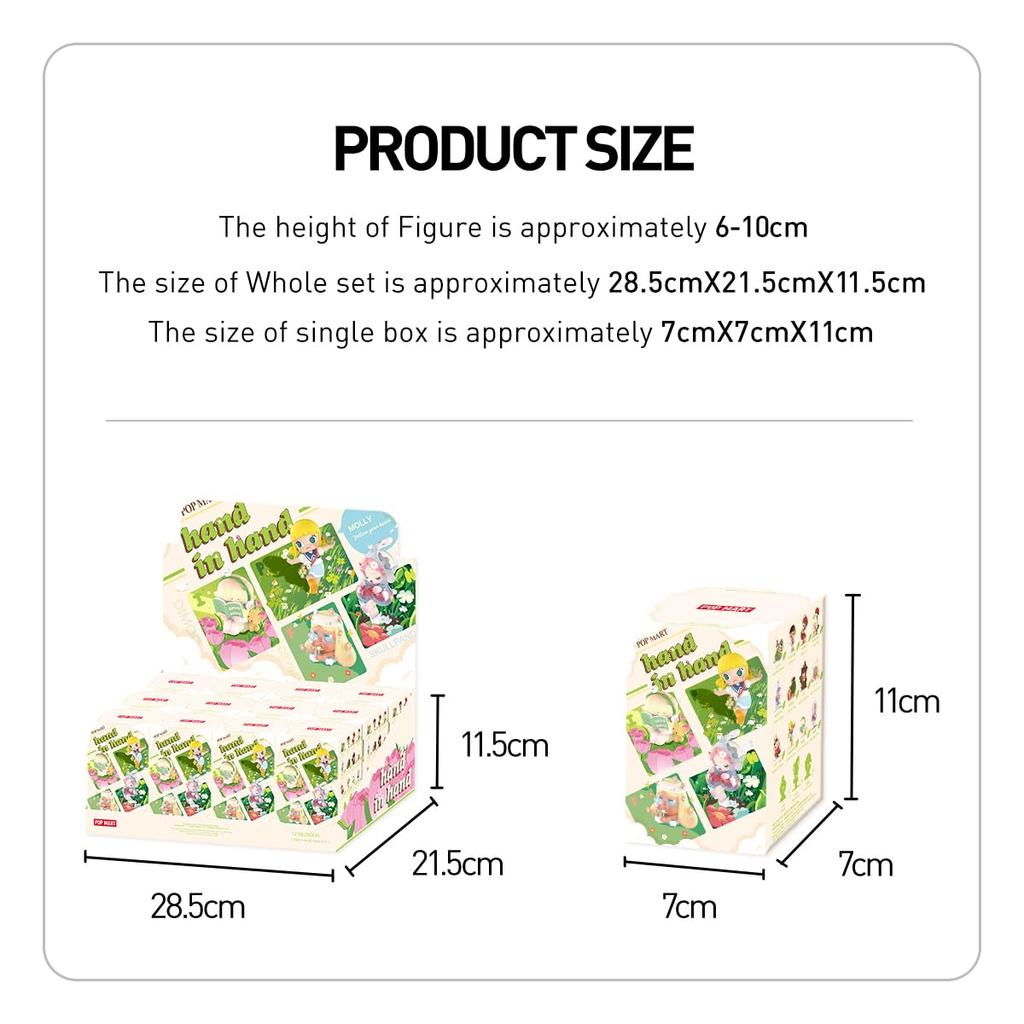 POP MART Hand in Hand Series Trading Figure [1piece] [12piece]