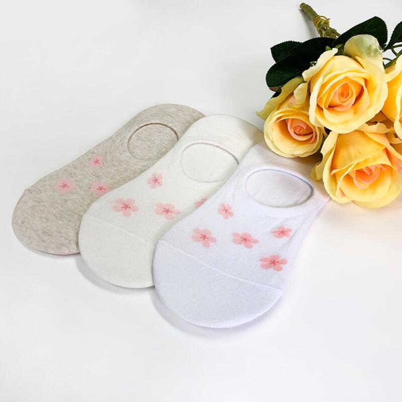 31 pair of domestically produced women's spring cherry blossom socks, women's fake socks
