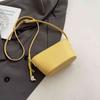 Fashi Red Bucket Handbag French Texture PU Small Crossbody Bags Summer Women's Simple Versatile One Shoulder Bag
