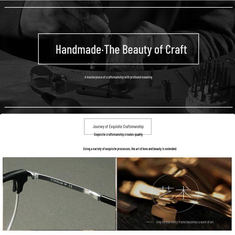 Polygon Ultralight Titanium Eyeglass Frame for Men and Women