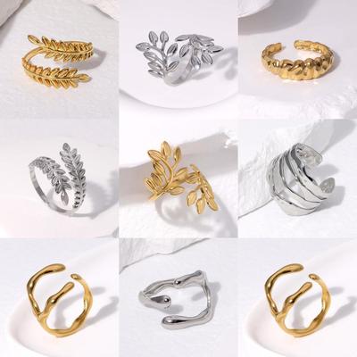 Women's Stainless Steel Ring: Open, Non-Fading, Simple & Fashionable Hand Jewelry