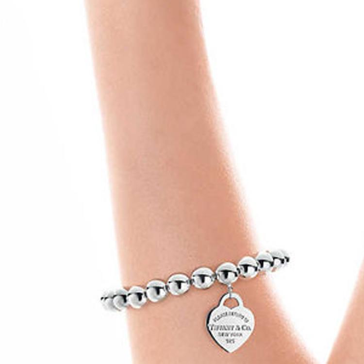 Tiffany & Co.. Logo 925 Silber Armband Damenarmband Hellblau 24763659