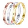 Titanium Stainless Steel Women's Bracelet with Star Ornament - High-End, Light Luxury, Versatile, and Fade-Resistant.