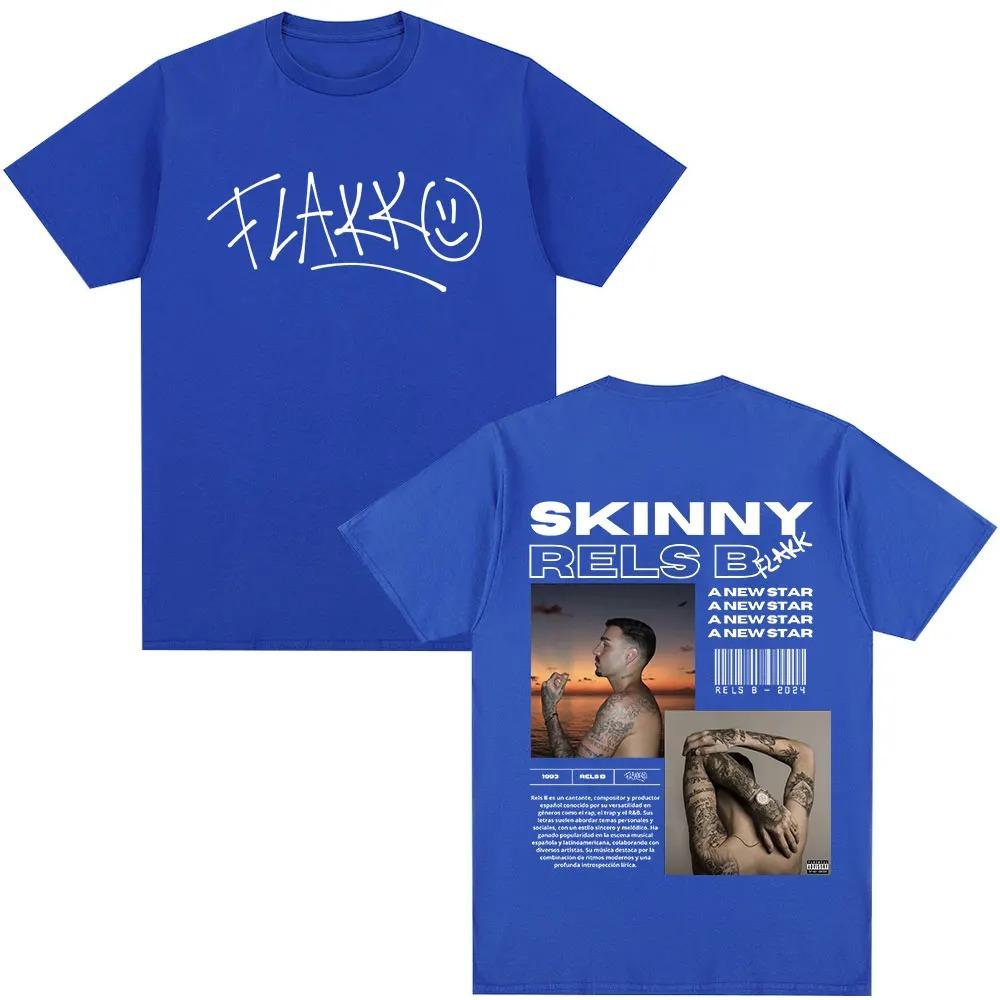 Rels B World Tour 2025 Men T-shirts Hip Hop Unisex Streetwear Short Sleeve Round Neck Men's Tee Summer Print Clothes Casual Tops