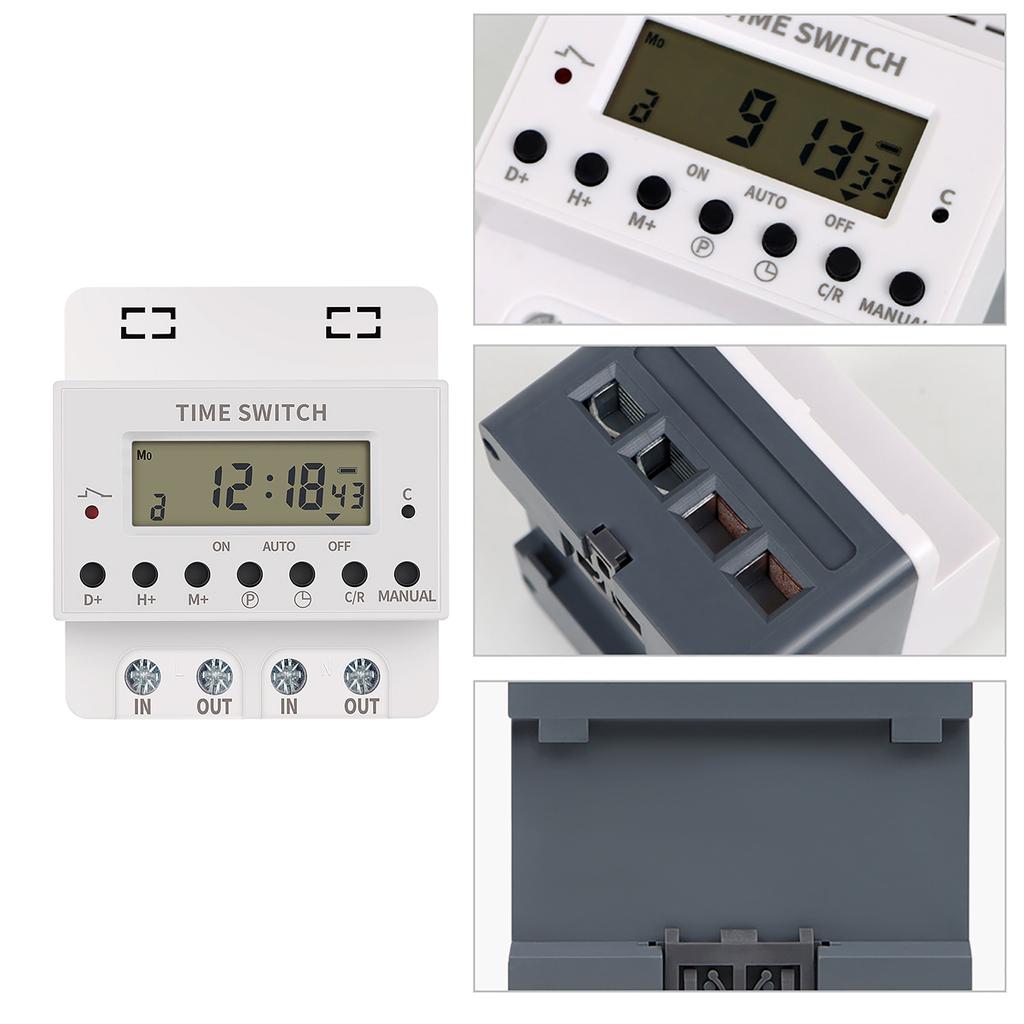 Flame Retardant Timing Switches User Friendly Timing Switches High Load Capacity Timing Switches Simple Installation
