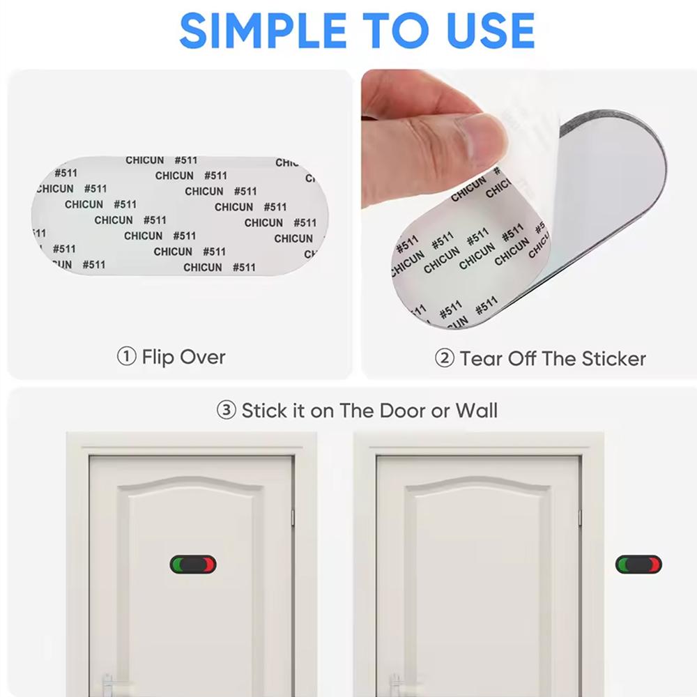 Door Privacy Sign Vacant Occupied Sign Do Not Disturb Sign Room Available or not for Home Office Restroom Conference Toilet