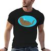 Mama and Baby Sea Otter T-Shirt Fitness Training Tee