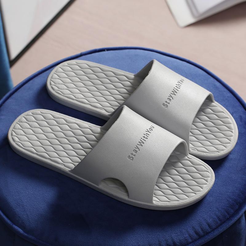 Non-Slip Soft Sole Indoor Shower Sandals - Summer Home Slippers for Men & Women