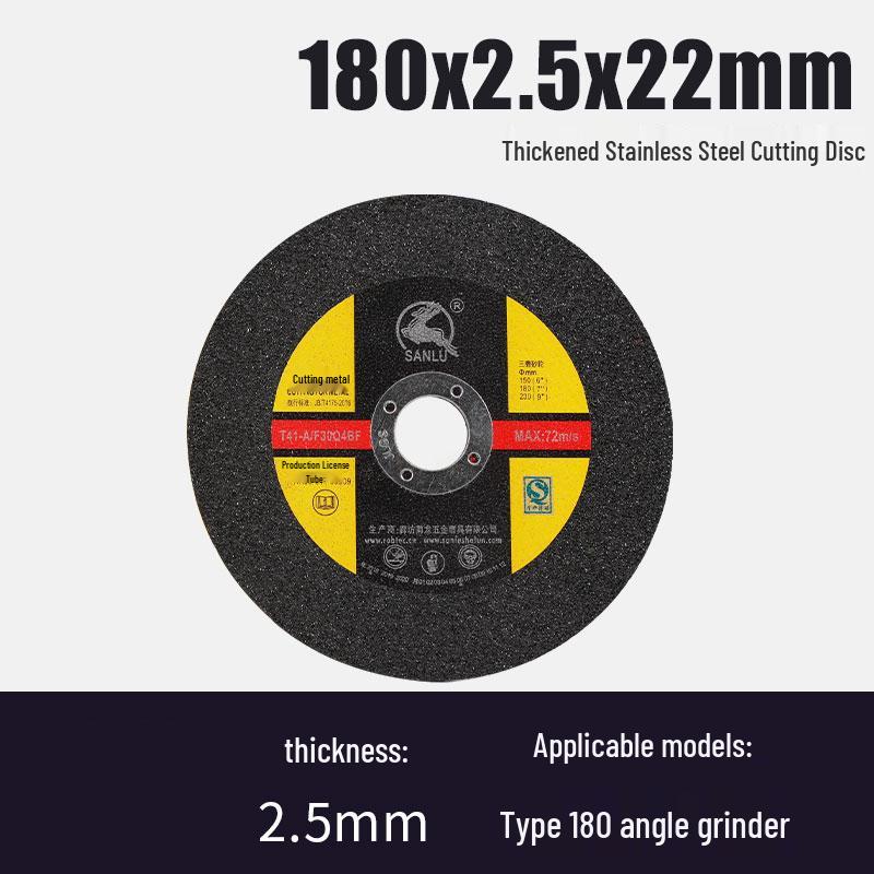 Thickened Stainless Steel Cutting & Grinding Disc for Angle Grinder (100/125/150/180mm)