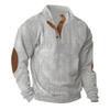Herbst und Winter Neue Herren Outdoor Jacke Cord Corduroy Lässiger Kragen Langarm Pullover