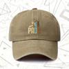 A Vintage Washed Cap Related To Padel Suitable for Both Men And Women a Solid Baseball Cap for All Seasons an Ideal Gift Fo