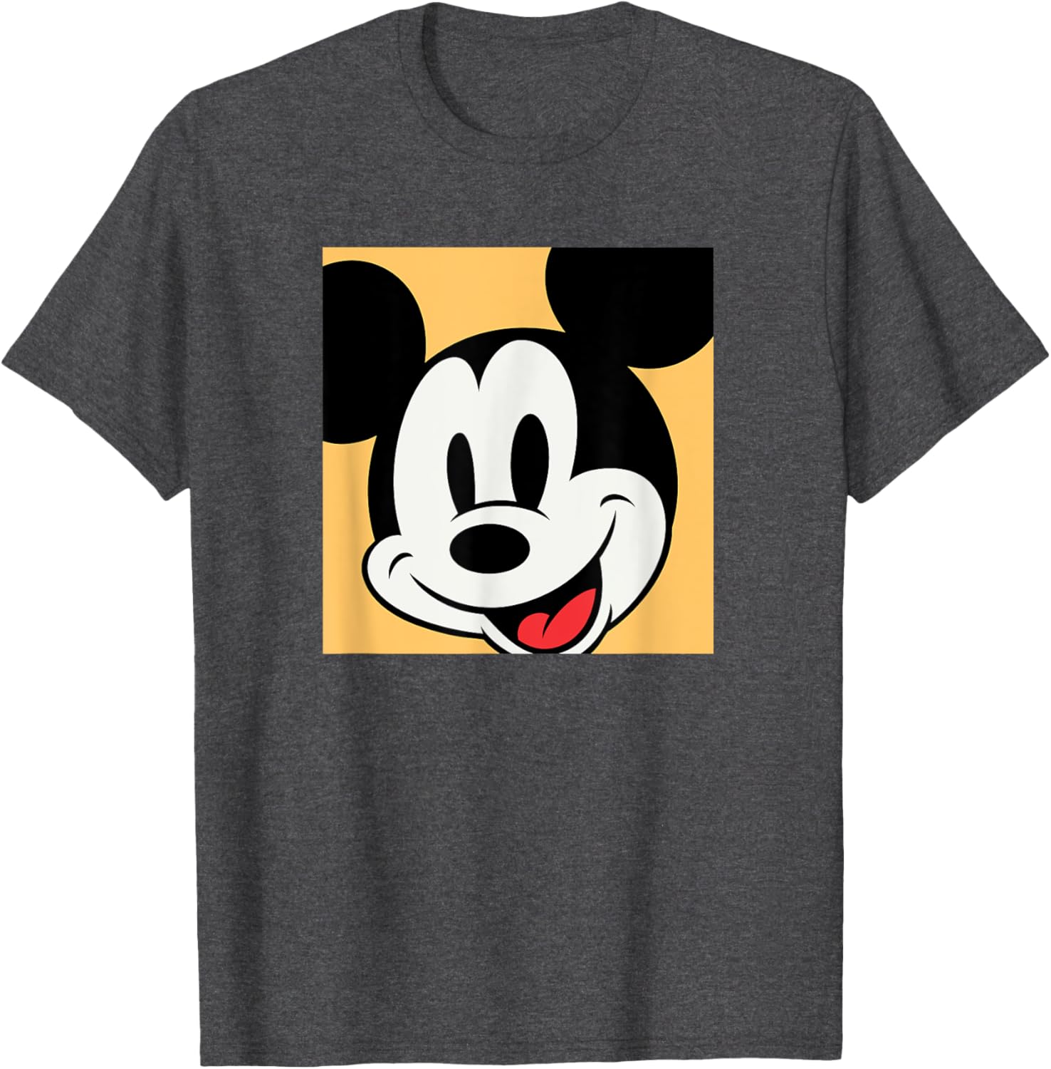 Hot Fashion Casual Disney Mickey Boxed Portrait T-Shirt S-4XL Summer S