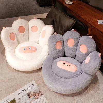 Soft and Cute Cat Claw Putuan Thickened Seat Cushion Lazy Little Sofa Office Seat Cushion Living Room Bear Palm Floor Cushion