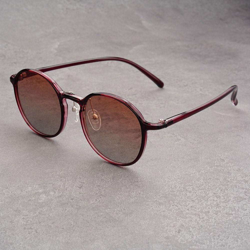 Classic UV Resistant Glasses Round Frame Driving Sunglasses Casual Eyewear  Sun Protection