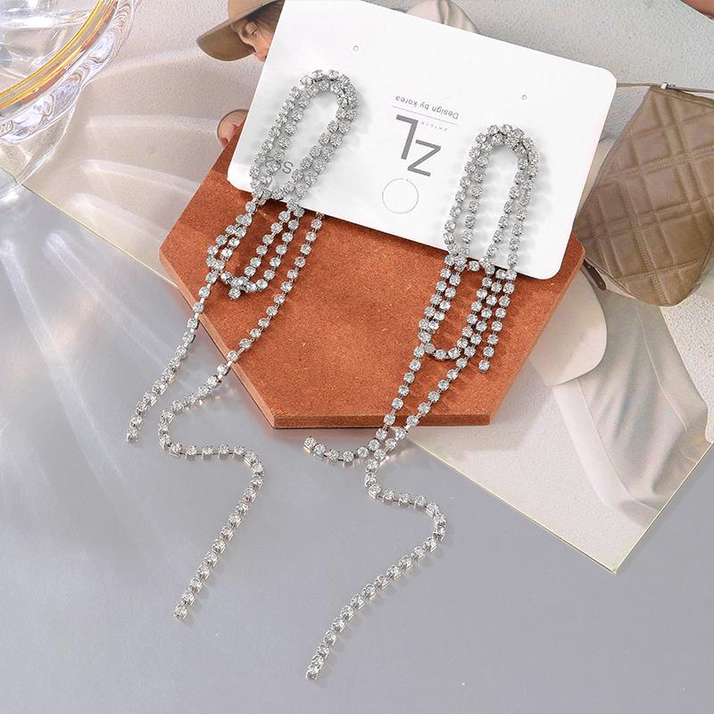 Women 'S Earrings Acrylic Drop Earrings For Women Geometric Hoop Big Earrings Dangle Hanging White Earrings Fashion  Jewelry