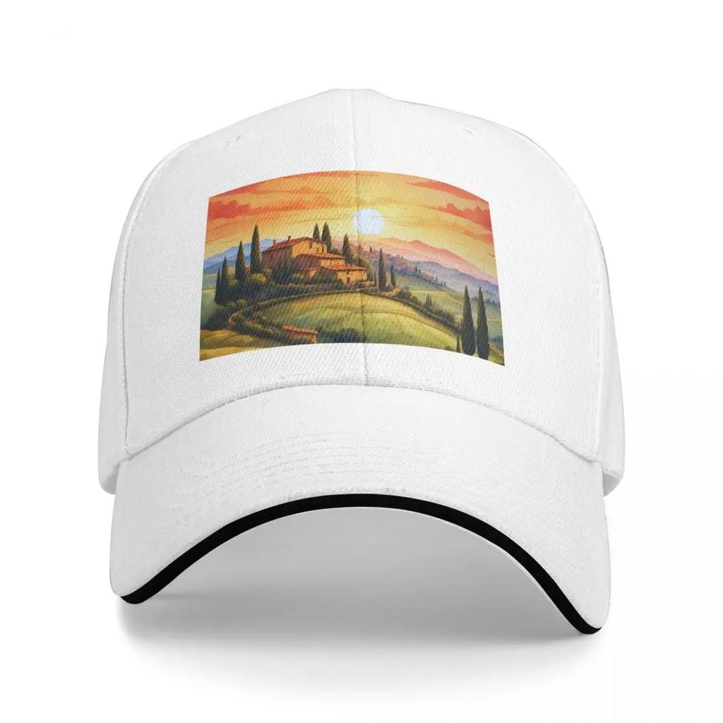 The heart and soul of beautiful Tuscany Baseball Cap Hood hats for Unisex birthday Women Hats Unisexs