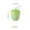 Portable Yogurt Fruit Salad Cup with Fork And Lid Food Container Detachable Fruit Cup for Picnics Work Parties Bento Boxes